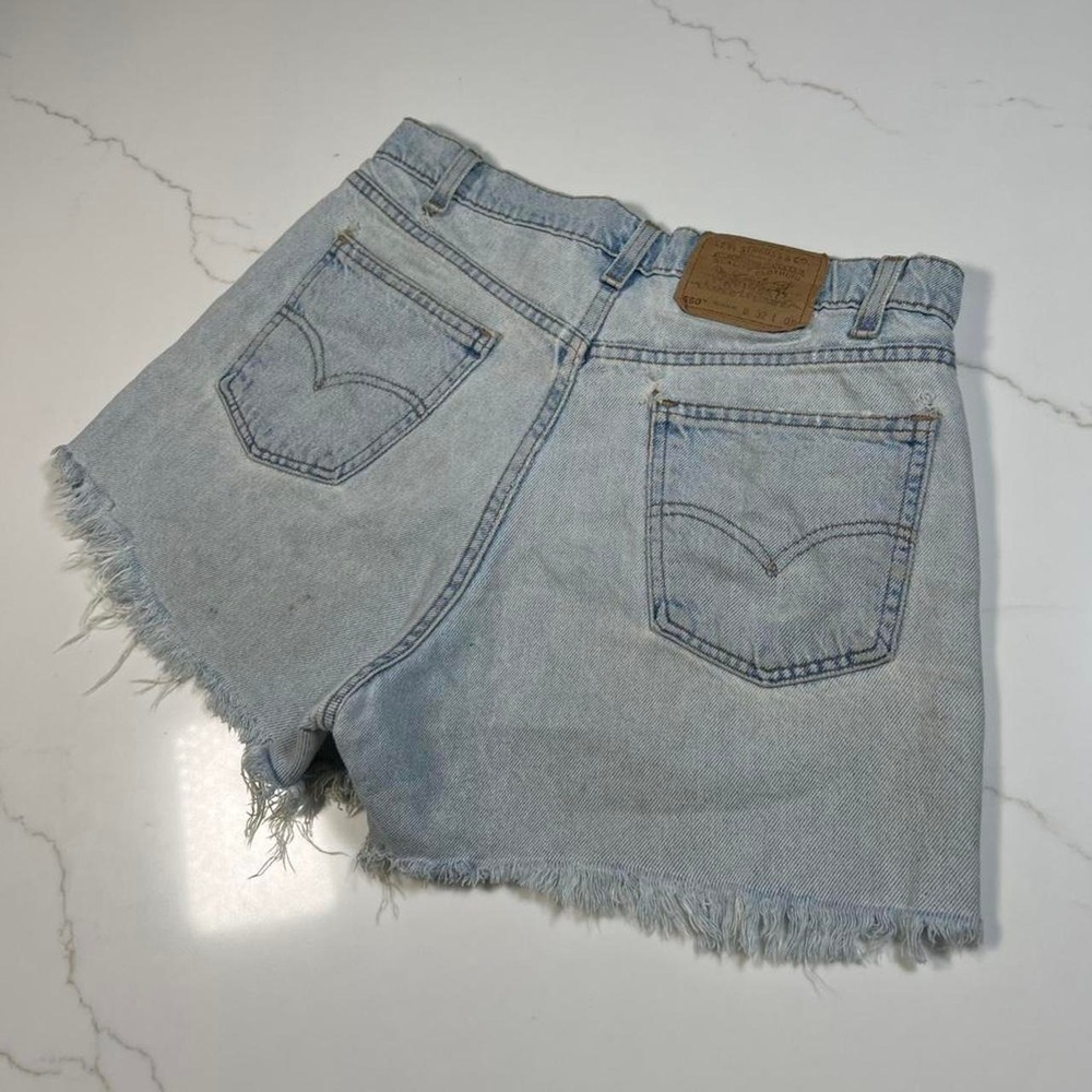 vintage Levis orange tab shorts jorts denim Cut Offs baggy distrssed